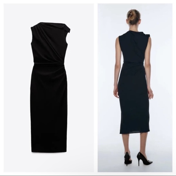 Zara Narciso Rodriguez Orange Dress - Picture 7 of 8